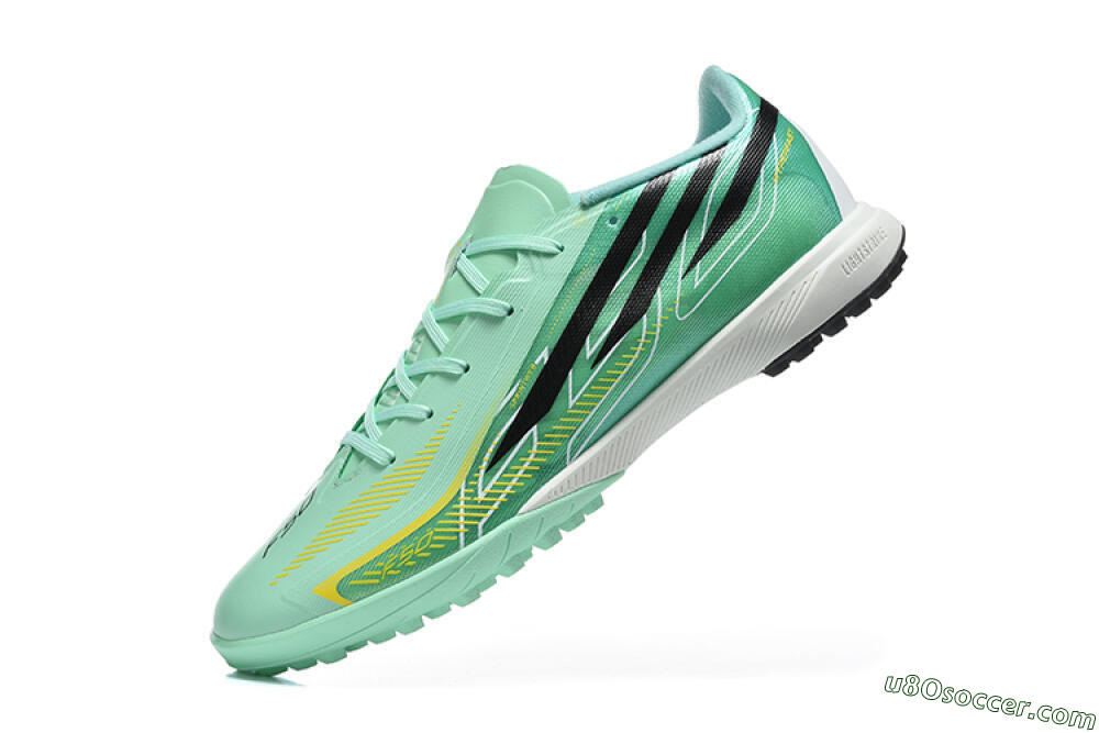 Adidas F50 Hyperfast Pro TF Artificial Turf Soccer Shoes - Green/Mint Green/Solar Yellow 8