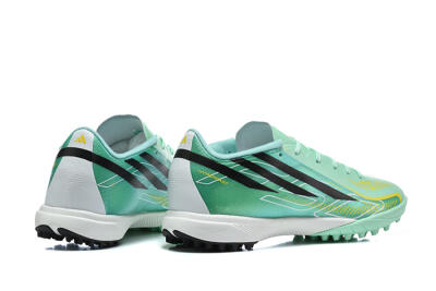 Adidas F50 Hyperfast Pro TF Artificial Turf Soccer Shoes - Green/Mint Green/Solar Yellow