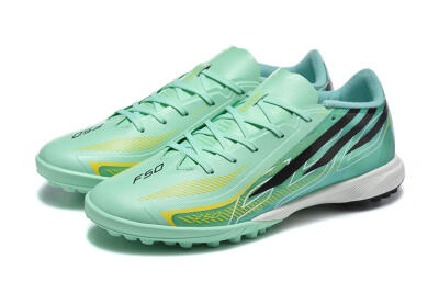 Adidas F50 Hyperfast Pro TF Artificial Turf Soccer Shoes - Green/Mint Green/Solar Yellow