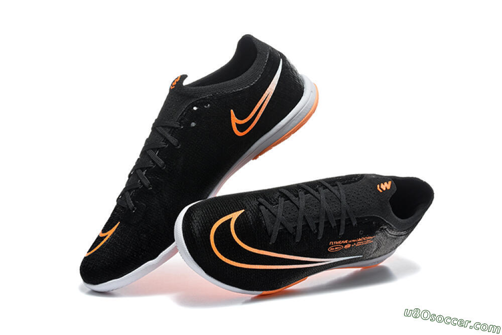Nike Air Zoom Mercurial Superfly 11 Elite IC Indoor & Futsal Soccer Shoes - Black/Black/Bright Orange 6