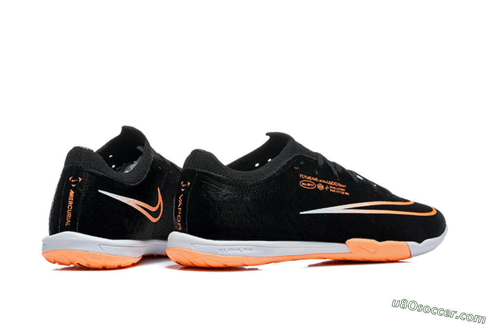 Nike Air Zoom Mercurial Superfly 11 Elite IC Indoor & Futsal Soccer Shoes - Black/Black/Bright Orange 9