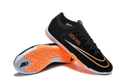 Nike Air Zoom Mercurial Superfly 11 Elite IC Indoor & Futsal Soccer Shoes - Black/Black/Bright Orange