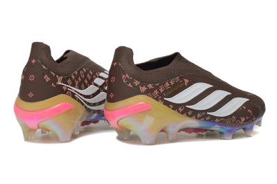 Adidas Predator 26 Elite FG Firm Ground Soccer Cleats - Brown/Chocolate/Iridescent