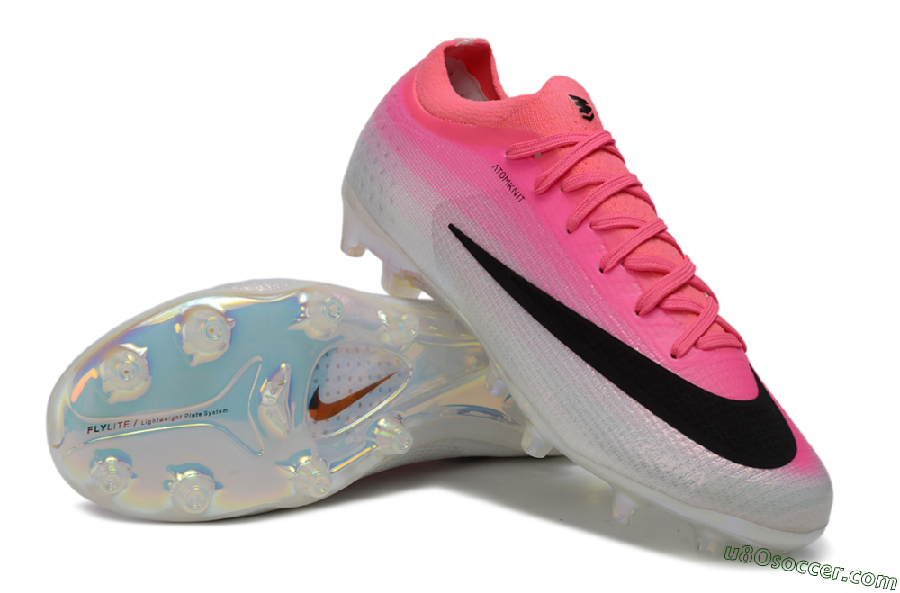 Nike Air Zoom Mercurial Vapor 17 Elite AG Artificial Grass Soccer Cleats - Pink/Hyper Pink/White 3