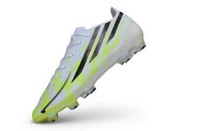 Adidas F50 Hyperfast Elite FG Firm Ground Soccer Cleats - White/Solar Yellow/Core Black