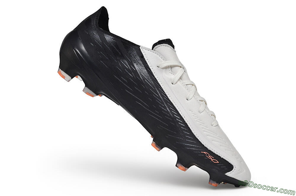Adidas F50 Elite FG Firm Ground Soccer Cleats - White/Core Black/Solar Orange 4