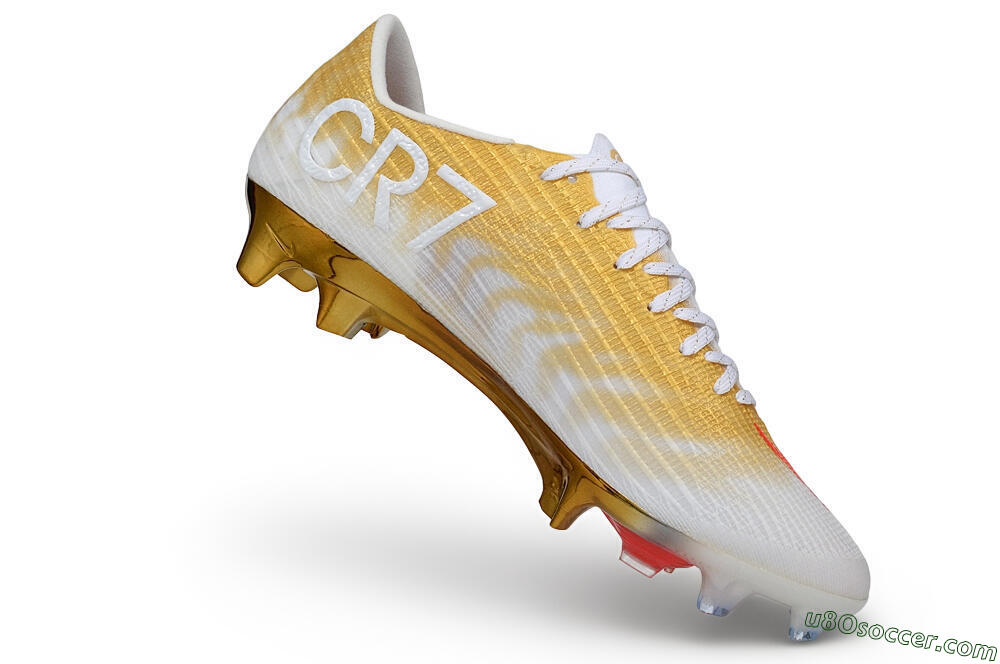 Nike Air Zoom Mercurial Superfly 11 Elite FG Firm Ground Soccer Cleats - Gold/Metallic Gold/Bright Crimson 4