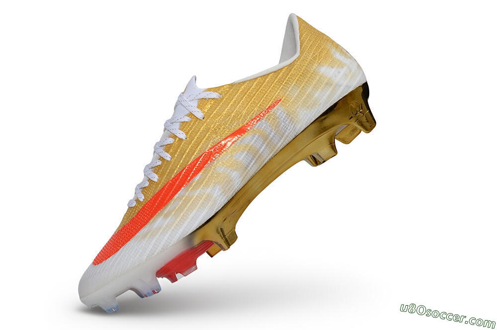 Nike Air Zoom Mercurial Superfly 11 Elite FG Firm Ground Soccer Cleats - Gold/Metallic Gold/Bright Crimson 5