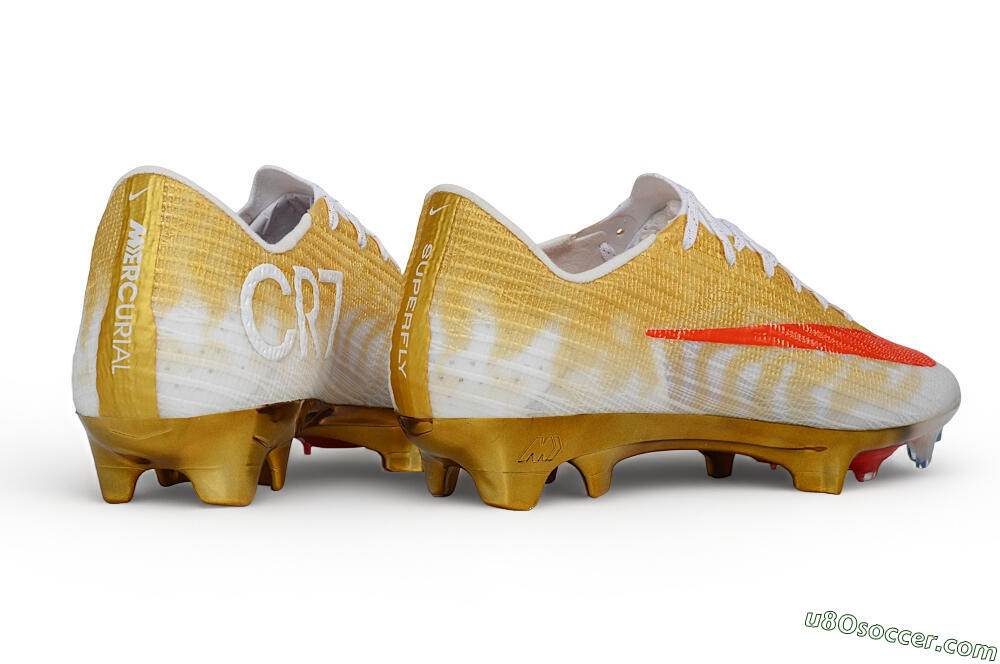 Nike Air Zoom Mercurial Superfly 11 Elite FG Firm Ground Soccer Cleats - Gold/Metallic Gold/Bright Crimson 6
