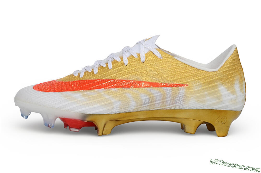 Nike Air Zoom Mercurial Superfly 11 Elite FG Firm Ground Soccer Cleats - Gold/Metallic Gold/Bright Crimson 2