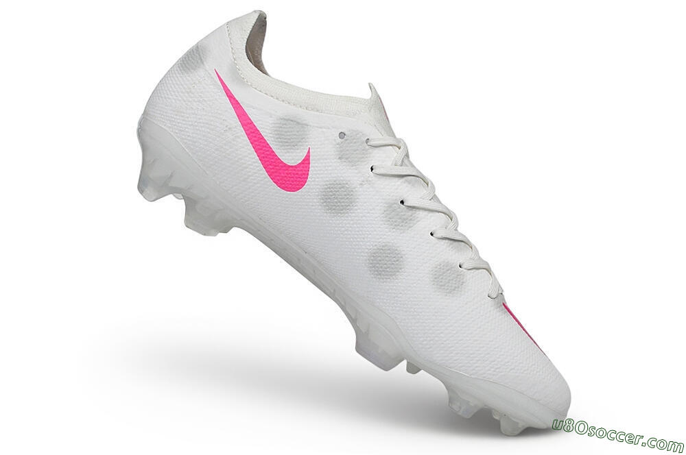 Nike Air Zoom Mercurial Vapor 17 Elite FG Firm Ground Soccer Cleats - White/White/Hyper Pink 4