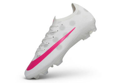 Nike Air Zoom Mercurial Vapor 17 Elite FG Firm Ground Soccer Cleats - White/White/Hyper Pink