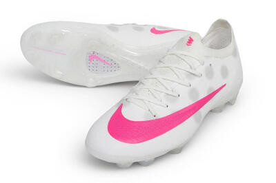 Nike Air Zoom Mercurial Vapor 17 Elite FG Firm Ground Soccer Cleats - White/White/Hyper Pink