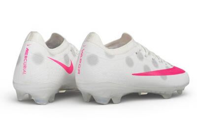 Nike Air Zoom Mercurial Vapor 17 Elite FG Firm Ground Soccer Cleats - White/White/Hyper Pink