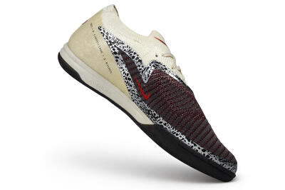 Nike Phantom 6 Elite Low IC Indoor & Futsal Soccer Shoes - Beige/Cream/Metallic Red