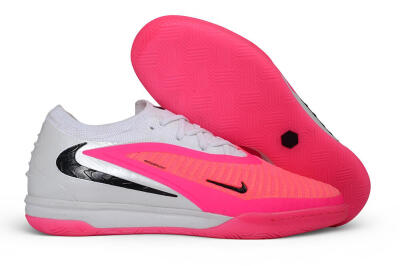Nike Phantom 6 Elite Low IC Indoor & Futsal Soccer Shoes - Pink/Hyper Pink/Wolf Grey