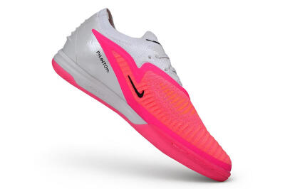 Nike Phantom 6 Elite Low IC Indoor & Futsal Soccer Shoes - Pink/Hyper Pink/Wolf Grey