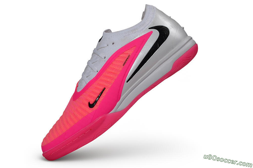 Nike Phantom 6 Elite Low IC Indoor & Futsal Soccer Shoes - Pink/Hyper Pink/Wolf Grey 5