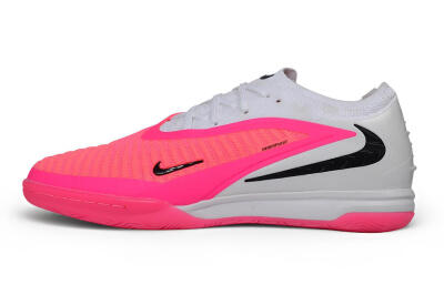Nike Phantom 6 Elite Low IC Indoor & Futsal Soccer Shoes - Pink/Hyper Pink/Wolf Grey