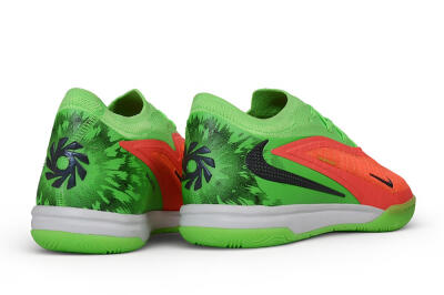 Nike Phantom 6 Elite Low IC Indoor & Futsal Soccer Shoes - Green/Electric Green/Bright Crimson