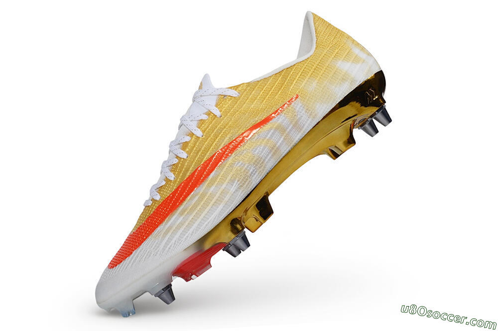 Nike Air Zoom Mercurial Superfly 11 Elite SG Soft Ground Soccer Cleats - Gold/Metallic Gold/Bright Crimson 5