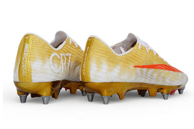 Nike Air Zoom Mercurial Superfly 11 Elite SG Soft Ground Soccer Cleats - Gold/Metallic Gold/Bright Crimson