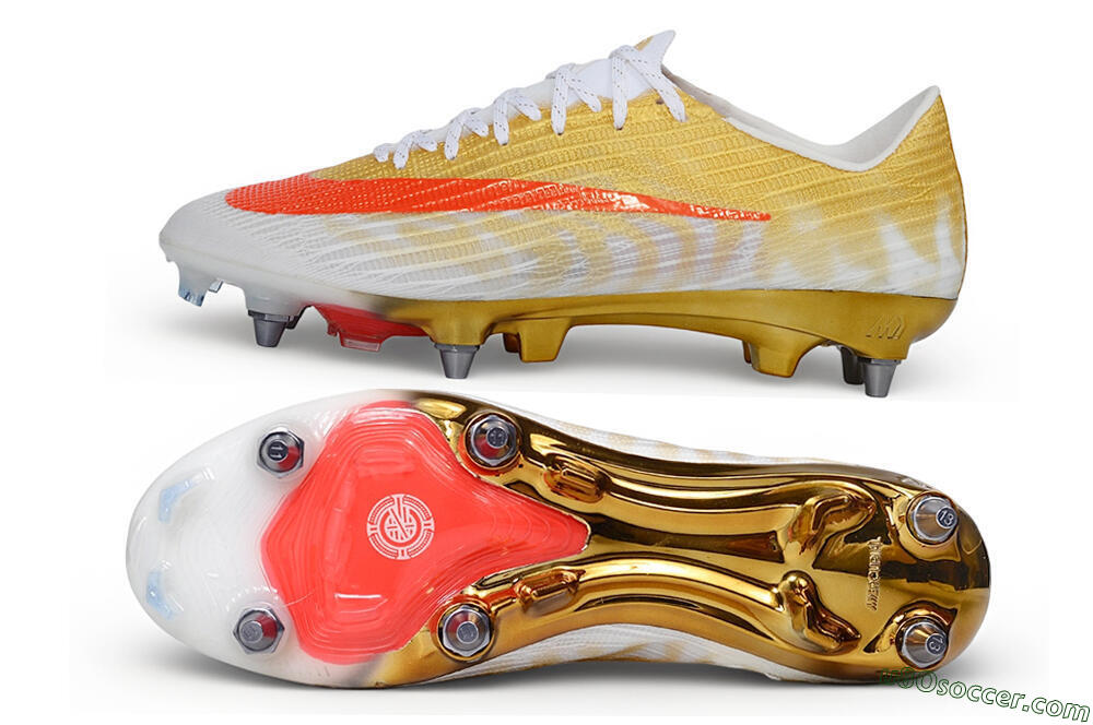 Nike Air Zoom Mercurial Superfly 11 Elite SG Soft Ground Soccer Cleats - Gold/Metallic Gold/Bright Crimson 0