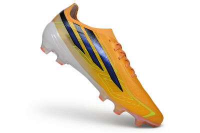 Adidas F50 Hyperfast Elite Laceless FG Firm Ground Soccer Cleats - Orange/Solar Orange/Black