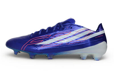 Adidas F50 Hyperfast Evo FG Firm Ground Soccer Cleats - Blue/Lucid Blue/White