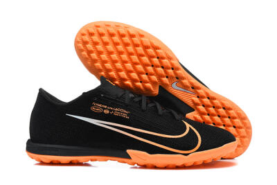 Nike Air Zoom Mercurial Superfly 11 Elite TF Artificial Turf Soccer Shoes - Black/Black/Total Orange