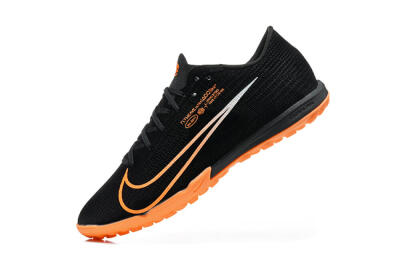 Nike Air Zoom Mercurial Superfly 11 Elite TF Artificial Turf Soccer Shoes - Black/Black/Total Orange