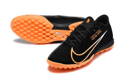 Nike Air Zoom Mercurial Superfly 11 Elite TF Artificial Turf Soccer Shoes - Black/Black/Total Orange