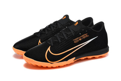 Nike Air Zoom Mercurial Superfly 11 Elite TF Artificial Turf Soccer Shoes - Black/Black/Total Orange