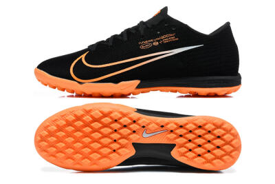 Nike Air Zoom Mercurial Superfly 11 Elite TF Artificial Turf Soccer Shoes - Black/Black/Total Orange