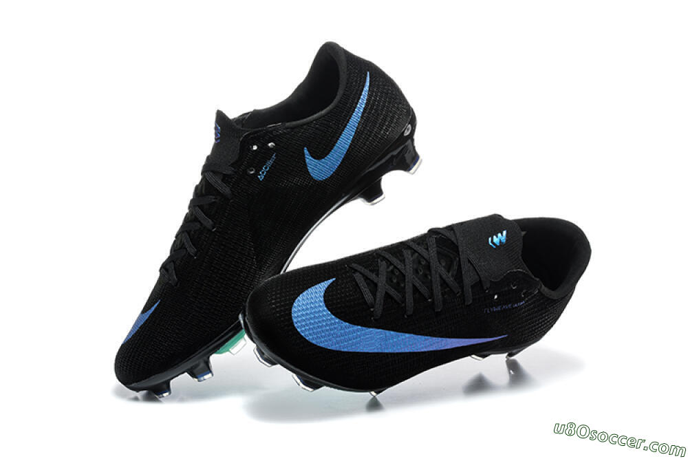 Nike Air Zoom Mercurial Superfly 11 Elite FG Firm Ground Soccer Cleats - Black/Black/Laser Blue 6