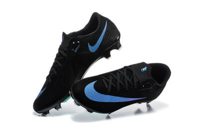 Nike Air Zoom Mercurial Superfly 11 Elite FG Firm Ground Soccer Cleats - Black/Black/Laser Blue