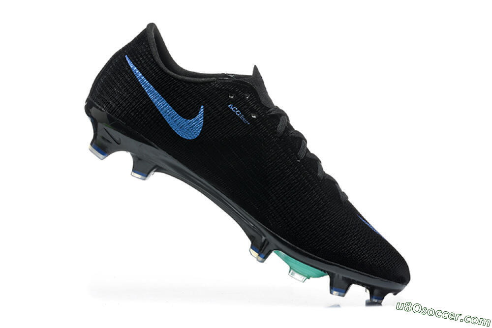 Nike Air Zoom Mercurial Superfly 11 Elite FG Firm Ground Soccer Cleats - Black/Black/Laser Blue 7
