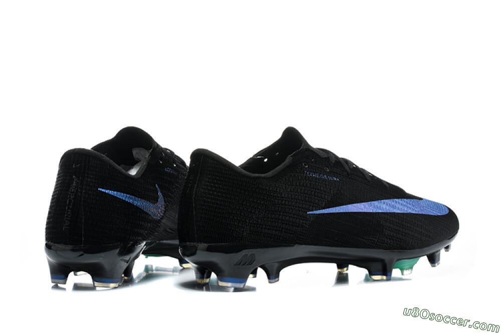 Nike Air Zoom Mercurial Superfly 11 Elite FG Firm Ground Soccer Cleats - Black/Black/Laser Blue 9