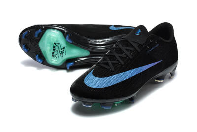Nike Air Zoom Mercurial Superfly 11 Elite FG Firm Ground Soccer Cleats - Black/Black/Laser Blue