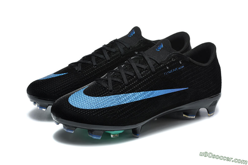Nike Air Zoom Mercurial Superfly 11 Elite FG Firm Ground Soccer Cleats - Black/Black/Laser Blue 5