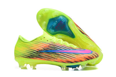 Nike Air Zoom Mercurial Superfly 11 Elite FG Firm Ground Soccer Cleats - Green/Volt/Electric Pink/Blue