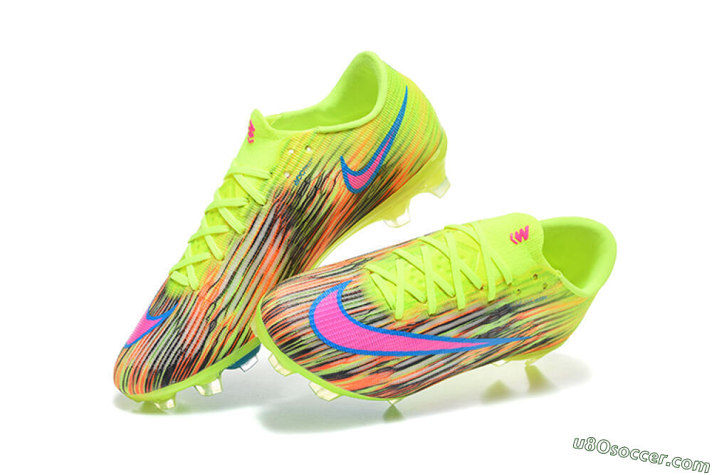 Nike Air Zoom Mercurial Superfly 11 Elite FG Firm Ground Soccer Cleats - Green/Volt/Electric Pink/Blue 6