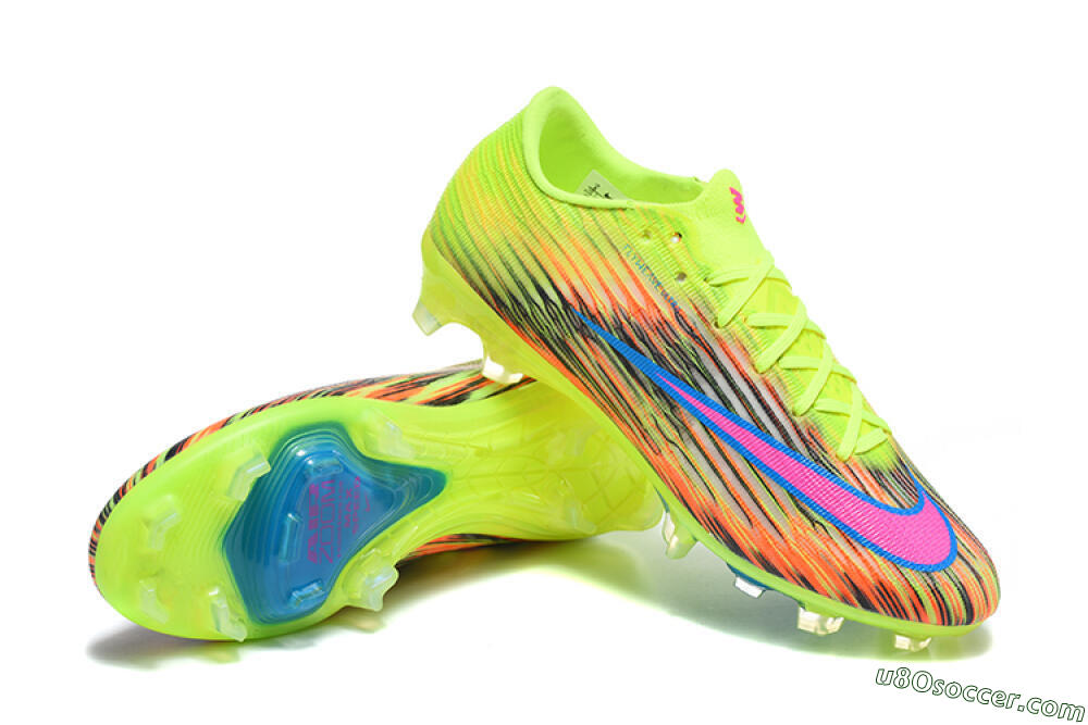 Nike Air Zoom Mercurial Superfly 11 Elite FG Firm Ground Soccer Cleats - Green/Volt/Electric Pink/Blue 4