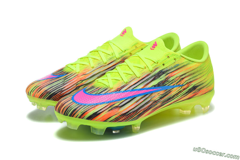 Nike Air Zoom Mercurial Superfly 11 Elite FG Firm Ground Soccer Cleats - Green/Volt/Electric Pink/Blue 5