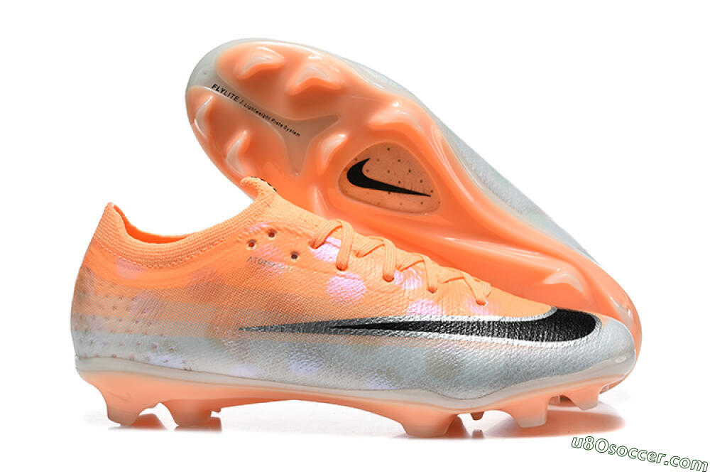 Nike Air Zoom Mercurial Vapor 17 Elite FG Firm Ground Soccer Cleats - Orange/Sunset Orange/Metallic Silver 1