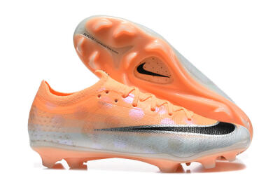 Nike Air Zoom Mercurial Vapor 17 Elite FG Firm Ground Soccer Cleats - Orange/Sunset Orange/Metallic Silver