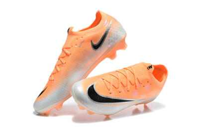 Nike Air Zoom Mercurial Vapor 17 Elite FG Firm Ground Soccer Cleats - Orange/Sunset Orange/Metallic Silver