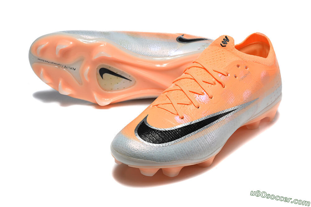 Nike Air Zoom Mercurial Vapor 17 Elite FG Firm Ground Soccer Cleats - Orange/Sunset Orange/Metallic Silver 3