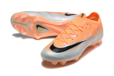 Nike Air Zoom Mercurial Vapor 17 Elite FG Firm Ground Soccer Cleats - Orange/Sunset Orange/Metallic Silver