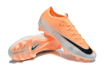 Nike Air Zoom Mercurial Vapor 17 Elite FG Firm Ground Soccer Cleats - Orange/Sunset Orange/Metallic Silver